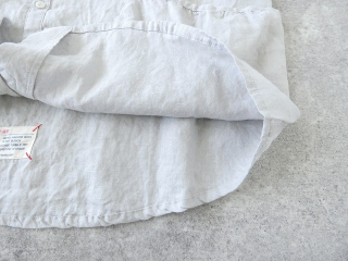 快晴堂(かいせいどう) 初秋まで着られるリネン　半袖スタンド背タックシャツの商品画像31