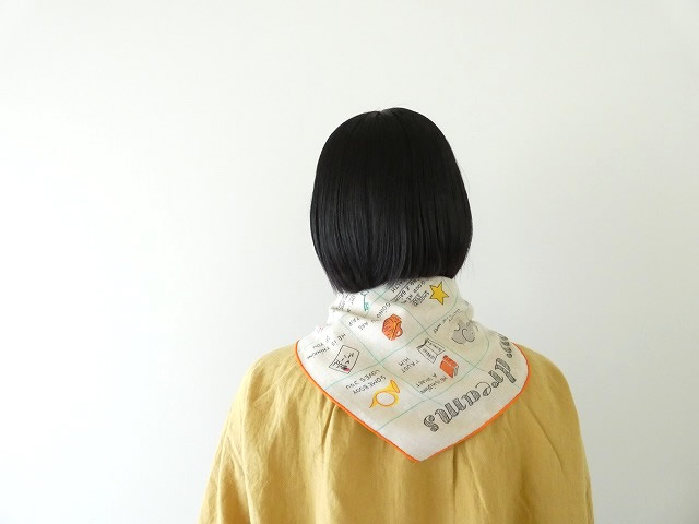 快晴堂(かいせいどう) バンダナ　あなたへの夢へのカギ柄 快晴堂が出てきた夢=あなたは沢山の友人がいるの商品画像5