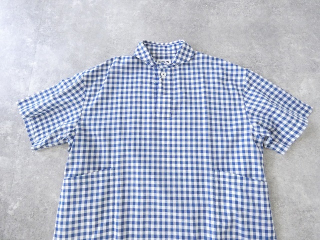 LOLO(ロロ) 定番プルオーバー 綿麻ギンガム半袖ビッグシャツの商品画像31