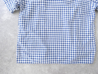 LOLO(ロロ) 定番プルオーバー 綿麻ギンガム半袖ビッグシャツの商品画像38