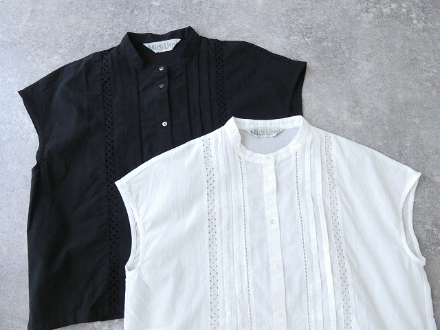 MidiUmi(ミディウミ) lace switching shirtの商品画像14
