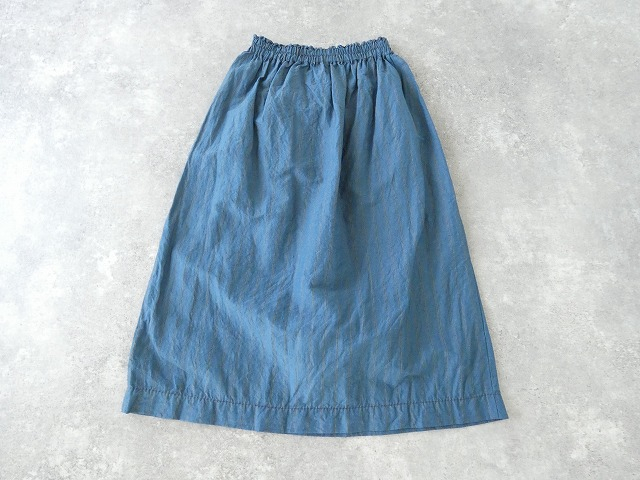homspun(ホームスパン) コットンリネンチェック&ストライプスカートの商品画像15