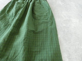 homspun(ホームスパン) コットンリネンチェック&ストライプスカートの商品画像28