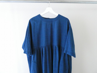 NATURAL LAUNDRY(ナチュラルランドリー) インディゴシャンブレースモックギャザーワンピースの商品画像21