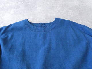 NATURAL LAUNDRY(ナチュラルランドリー) インディゴシャンブレースモックギャザーワンピースの商品画像26