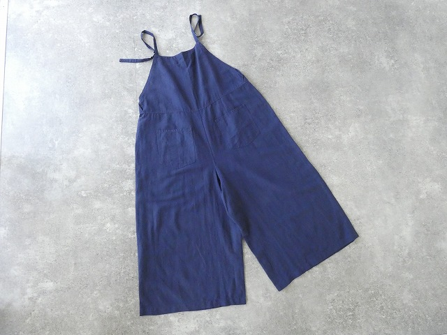NATURAL LAUNDRY(ナチュラルランドリー) 綿麻リヨセルツイルガウチョサロペットの商品画像14
