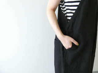 NATURAL LAUNDRY(ナチュラルランドリー) 綿麻リヨセルツイルガウチョサロペットの商品画像22