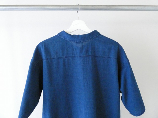 NATURAL LAUNDRY(ナチュラルランドリー) インディゴシャンブレー丸衿5分袖プルオーバーの商品画像23
