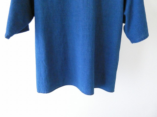 NATURAL LAUNDRY(ナチュラルランドリー) インディゴシャンブレー丸衿5分袖プルオーバーの商品画像24