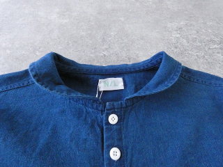 NATURAL LAUNDRY(ナチュラルランドリー) インディゴシャンブレー丸衿5分袖プルオーバーの商品画像26