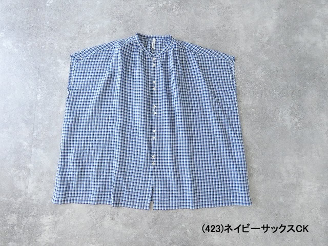 NATURAL LAUNDRY(ナチュラルランドリー) 先染めワイドチュニックの商品画像13