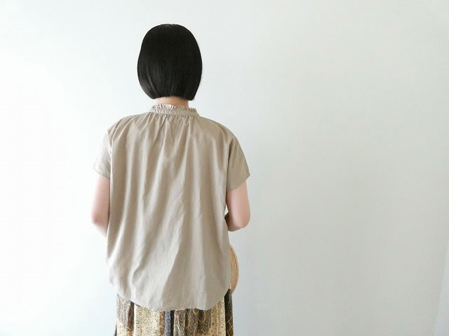 grin(グリン) 綿麻キャンブリックフリルシャツの商品画像11