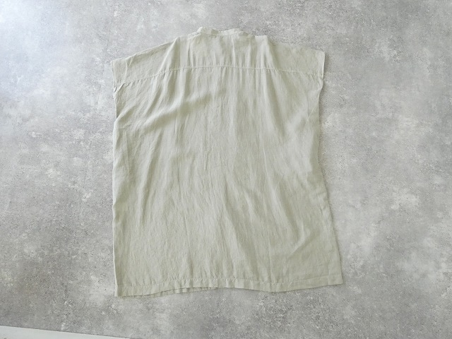 evam eva(エヴァムエヴァ) linen wide shirt robeの商品画像11