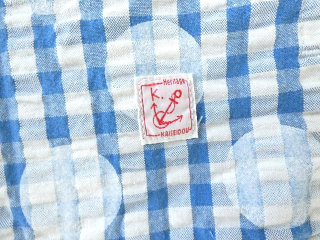 快晴堂(かいせいどう) Girlsインディゴ・サッカーに水玉　ミックス水玉半袖Tシャツの商品画像26