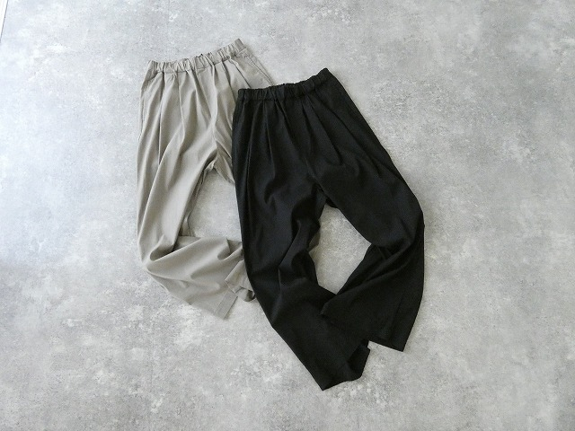 TRAVAIL MANUEL(トラバイユマニュアル) レーヨンリネンストレッチ2タックワイドパンツの商品画像9