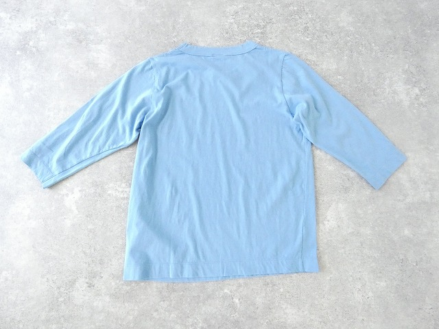 homspun(ホームスパン) 天竺7分袖T　(2)サックスの商品画像11