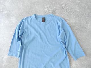 homspun(ホームスパン) 天竺7分袖T　(2)サックスの商品画像25