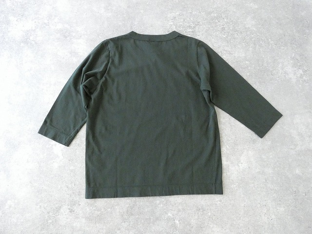 homspun(ホームスパン) 天竺7分袖T　(3)ダークグリーンの商品画像11