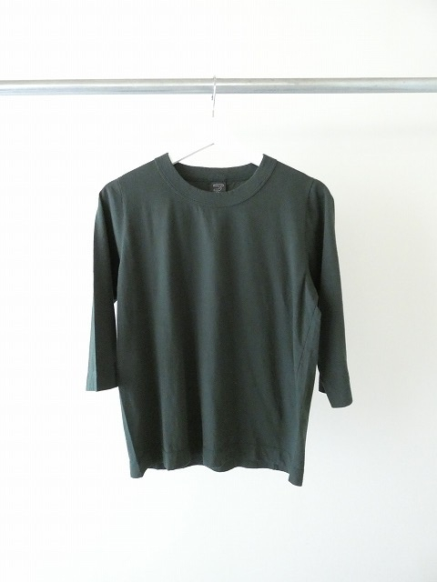 homspun(ホームスパン) 天竺7分袖T　(3)ダークグリーンの商品画像2