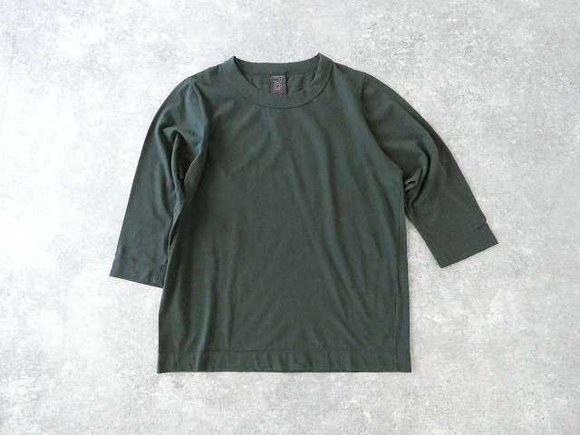 homspun(ホームスパン) 天竺7分袖T　(3)ダークグリーンの商品画像9