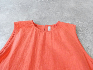 OUVERT(ウーヴェル) コットンリネンタイプライターファナージュノースリーブワンピースの商品画像26