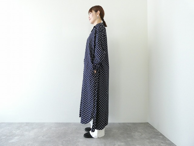 Gauze#(ガーゼ) ポルカドットシャツワンピースの商品画像4