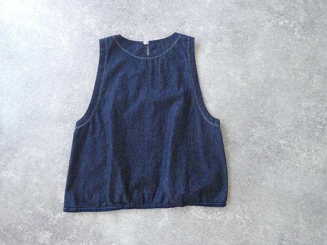 快晴堂(かいせいどう) Girl's リラクシンWorkデニム ふわりベストの商品画像11