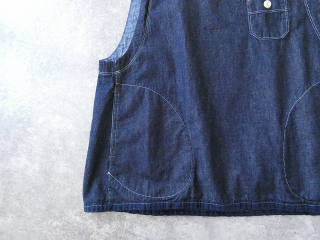 快晴堂(かいせいどう) Girl's リラクシンWorkデニム ふわりベストの商品画像25