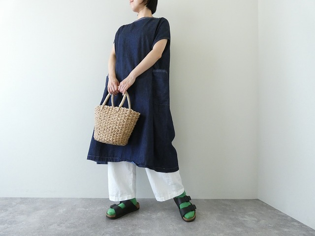 快晴堂(かいせいどう) SPACEMOO別注　Girl's リラクシンWorkデニム後ろポケワンピースの商品画像1