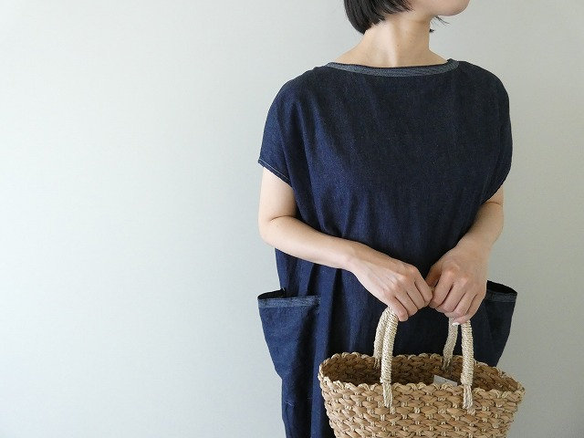 快晴堂(かいせいどう) SPACEMOO別注　Girl's リラクシンWorkデニム後ろポケワンピースの商品画像7