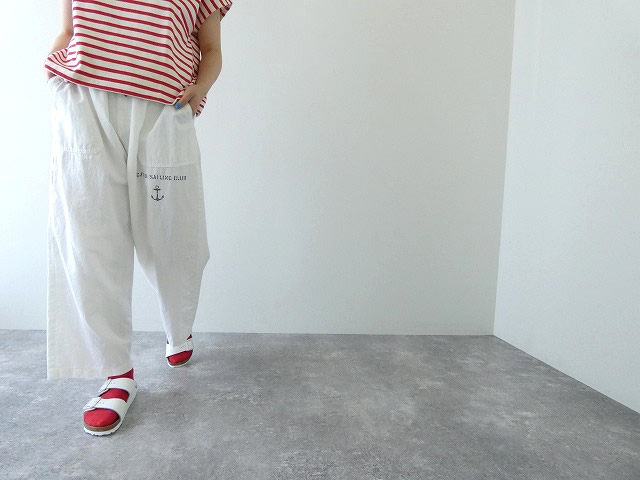 快晴堂(かいせいどう) Girl's リラクシンWorkデニム ホワイト 後ろWポケパンツの商品画像5