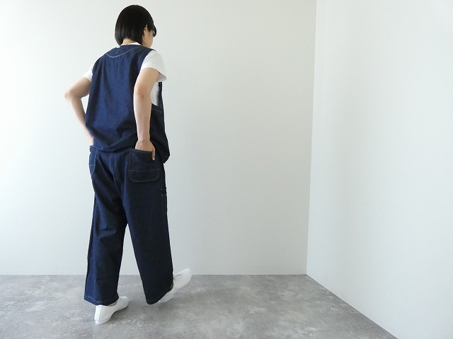 快晴堂(かいせいどう) Girl's リラクシンWorkデニム 後ろWポケパンツの商品画像6