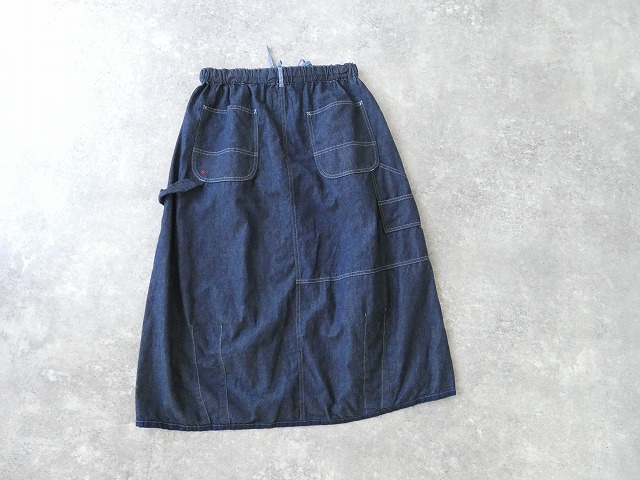 快晴堂(かいせいどう) Girl's リラクシンWorkデニム 裾ダーツスカートの商品画像10