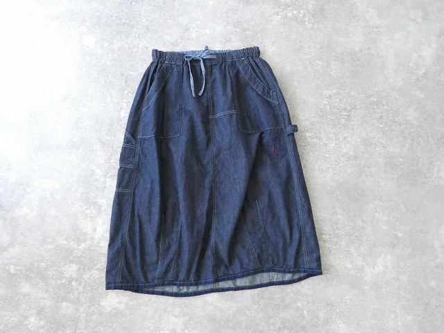 快晴堂(かいせいどう) Girl's リラクシンWorkデニム 裾ダーツスカートの商品画像9