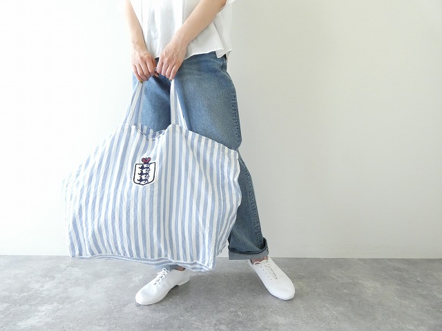 R&D.M(オールドマンズテーラー) FOOTBALL STRIPE TOTE BAGの商品画像1
