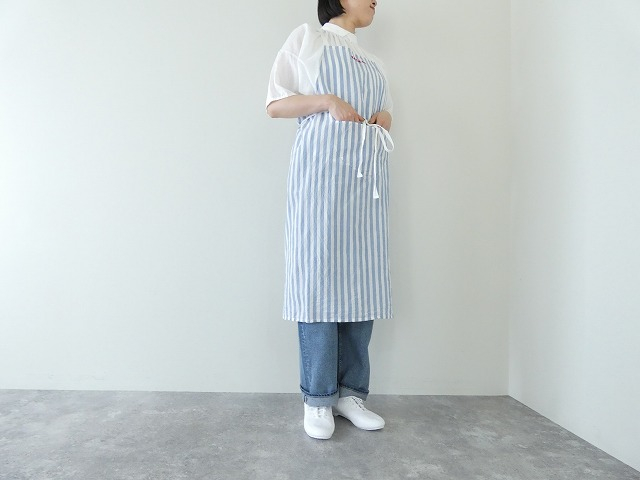 R&D.M(オールドマンズテーラー) FOOTBALL STRIPE APRONの商品画像1
