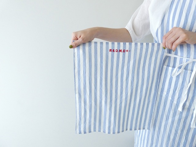 R&D.M(オールドマンズテーラー) FOOTBALL STRIPE KITCHEN CLOTHの商品画像1