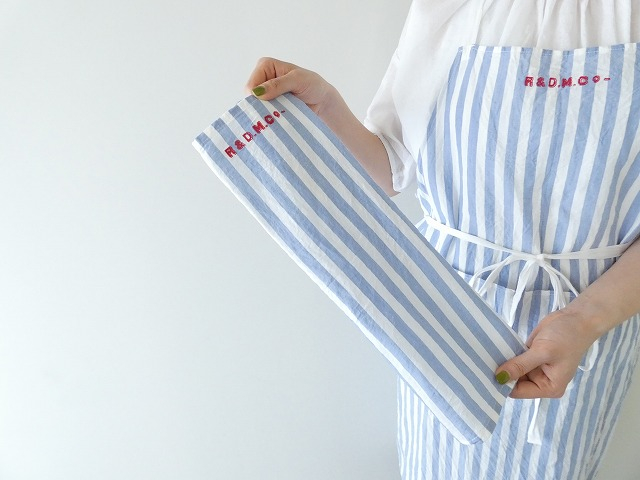 R&D.M(オールドマンズテーラー) FOOTBALL STRIPE KITCHEN CLOTHの商品画像3