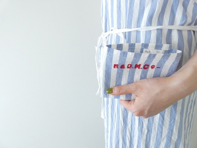 R&D.M(オールドマンズテーラー) FOOTBALL STRIPE KITCHEN CLOTHの商品画像5