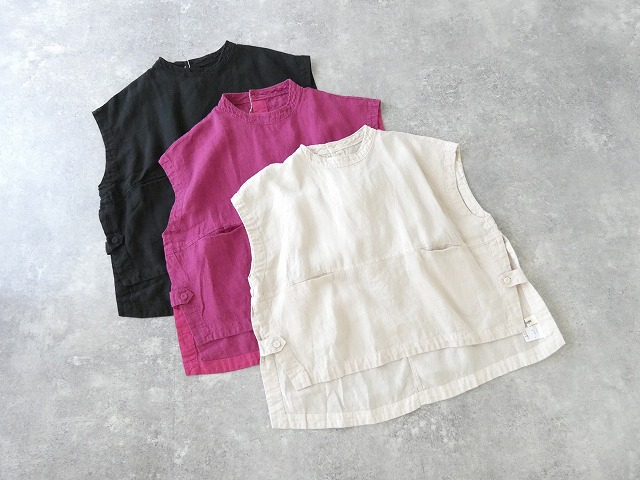 tumugu(ツムグ) ソリトリネンビッグベストの商品画像17