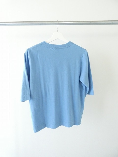 homspun(ホームスパン) 天竺6分袖Tシャツ (2)サックスの商品画像10