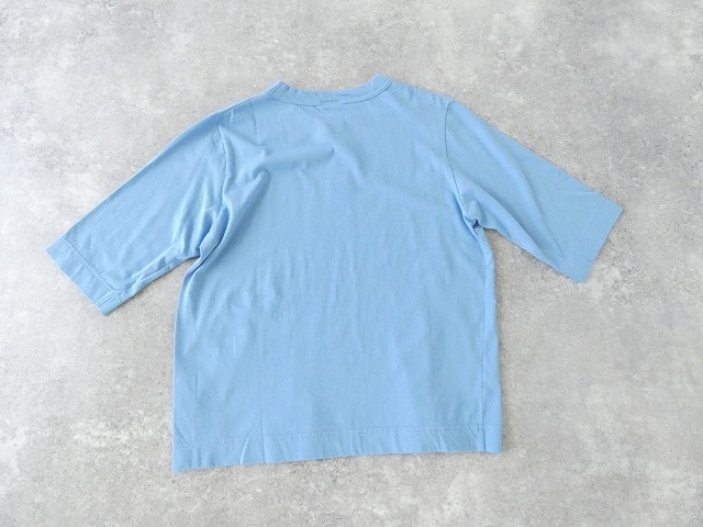 homspun(ホームスパン) 天竺6分袖Tシャツ (2)サックスの商品画像11