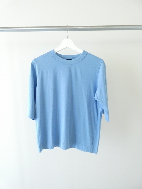 homspun(ホームスパン) 天竺6分袖Tシャツ (2)サックスの商品画像2
