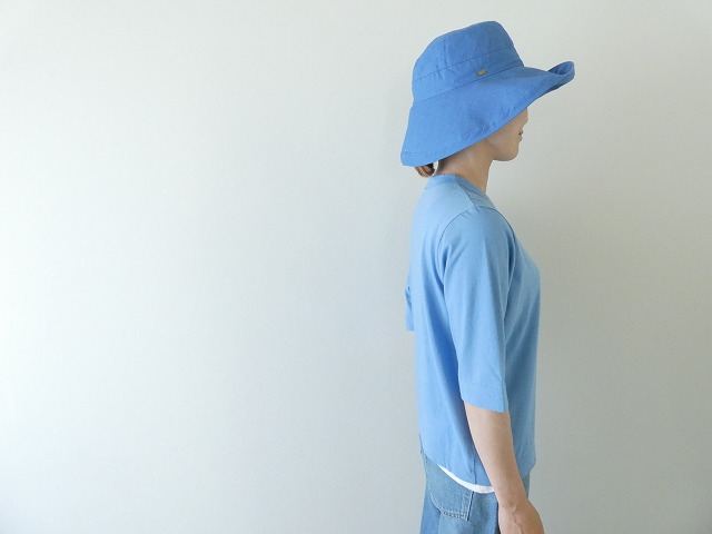 homspun(ホームスパン) 天竺6分袖Tシャツ (2)サックスの商品画像7