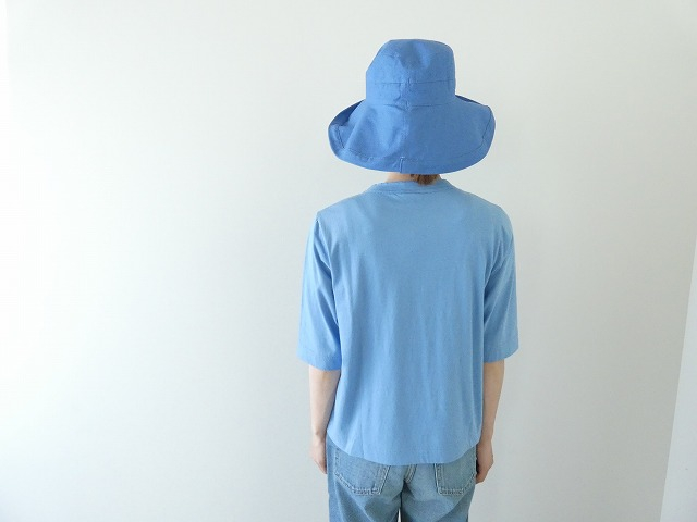 homspun(ホームスパン) 天竺6分袖Tシャツ (2)サックスの商品画像8