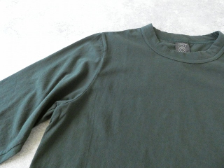 homspun(ホームスパン) 天竺6分袖Tシャツ (3)ダークグリーンの商品画像27
