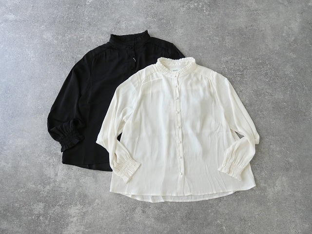 sosotto(ソソット) アンティークサテン フリル衿ブラウスの商品画像10