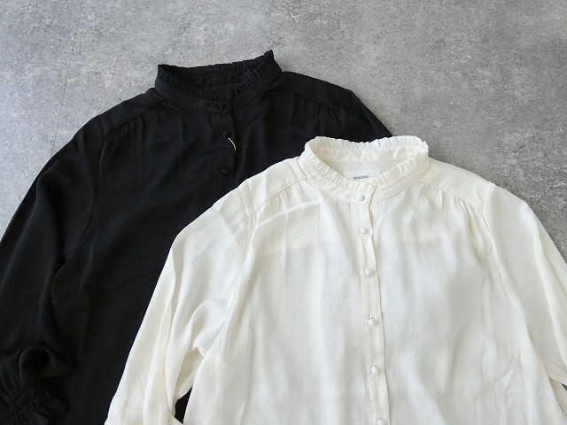 sosotto(ソソット) アンティークサテン フリル衿ブラウスの商品画像15