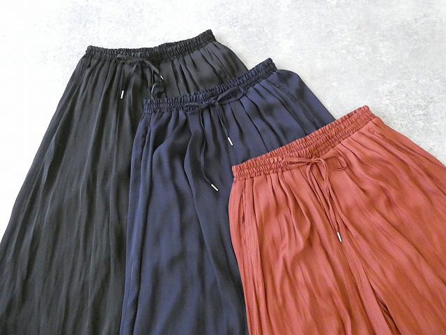 sosotto(ソソット) アンティークサテンギャザーワイドパンツの商品画像15