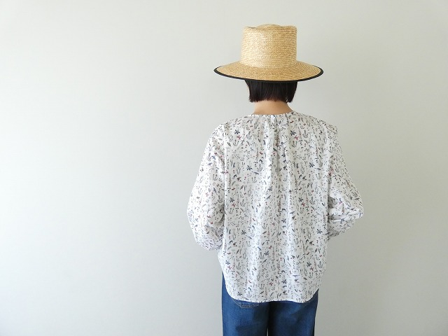 sosotto(ソソット) LIBERTY Theoセオ ポプリンゴムシャーリング長袖ブラウスの商品画像2